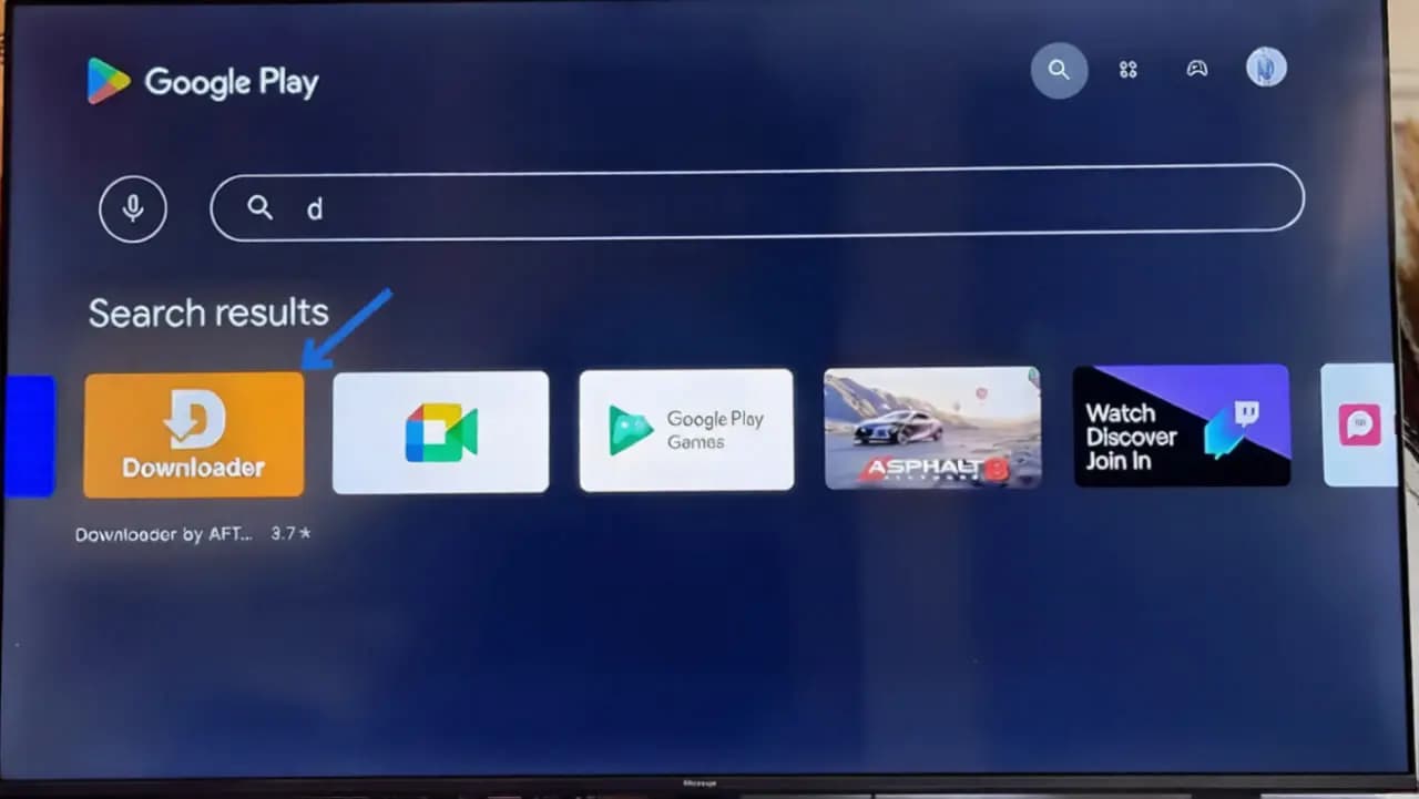 Rechercher Downloader sur le Play Store