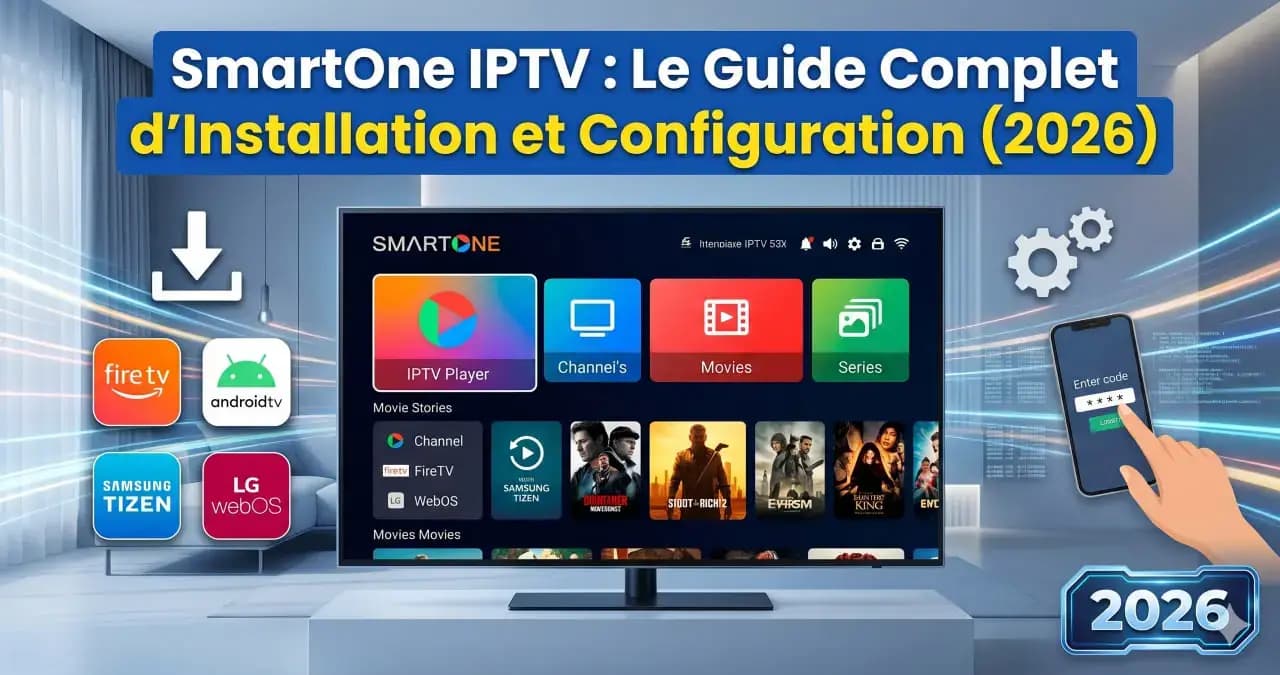 SmartOne IPTV : Installation, Configuration et Activation 2026